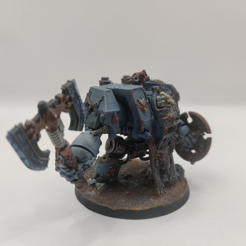 Warhammer 40k Space Wolves Venerable Dreadnought - Painted AF053