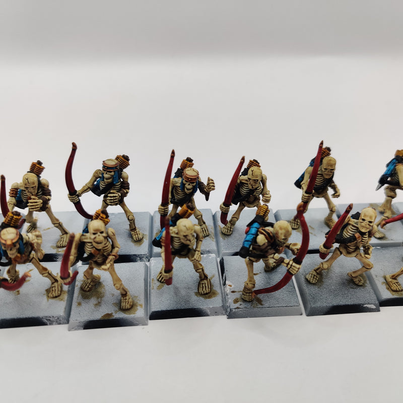 Tomb Kings of Khemri Skeleton Archers x16 - Painted AF010