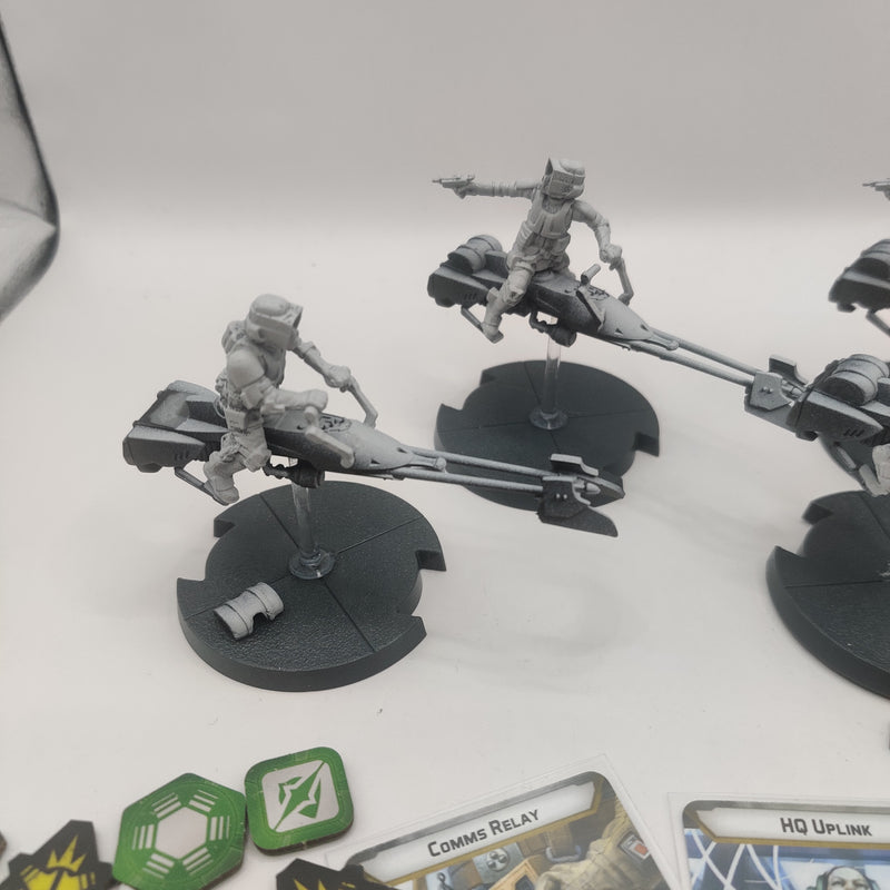 Star Wars Legion Empire 74-Z Speeder Bikes - inc Cards AF010