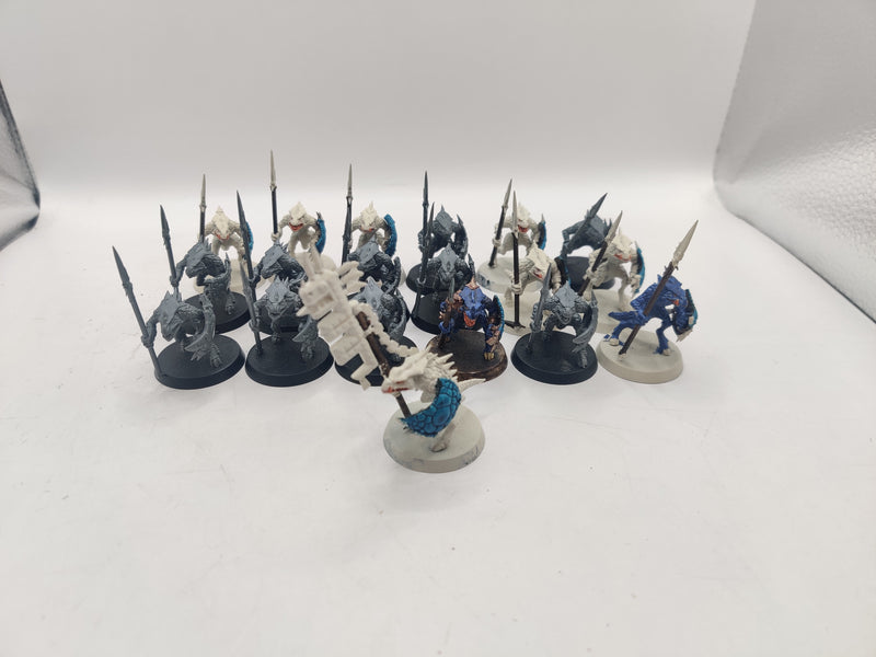 Warhammer Old World Lizardmen Saurus Warriors x19 - AT213