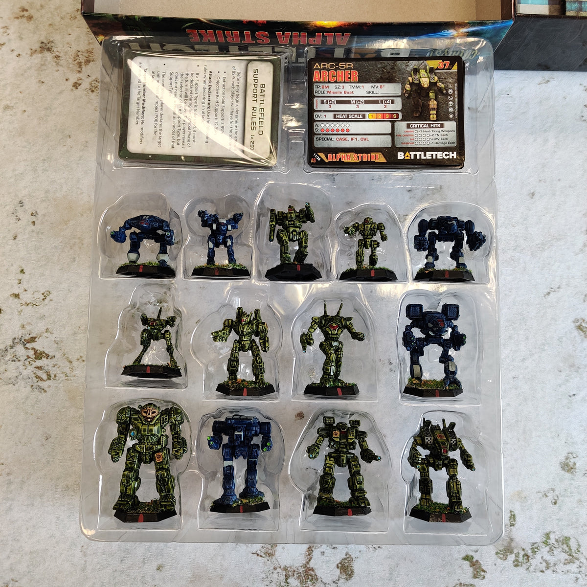 Battletech: Alpha Strike Box Set 35690 - Painted Miniatures AY231