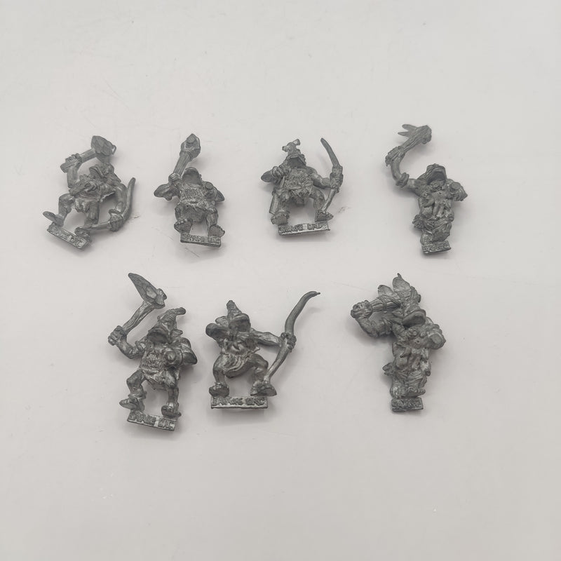 Warhammer The Old World Savage Orcs x7 Metal AD109-0329