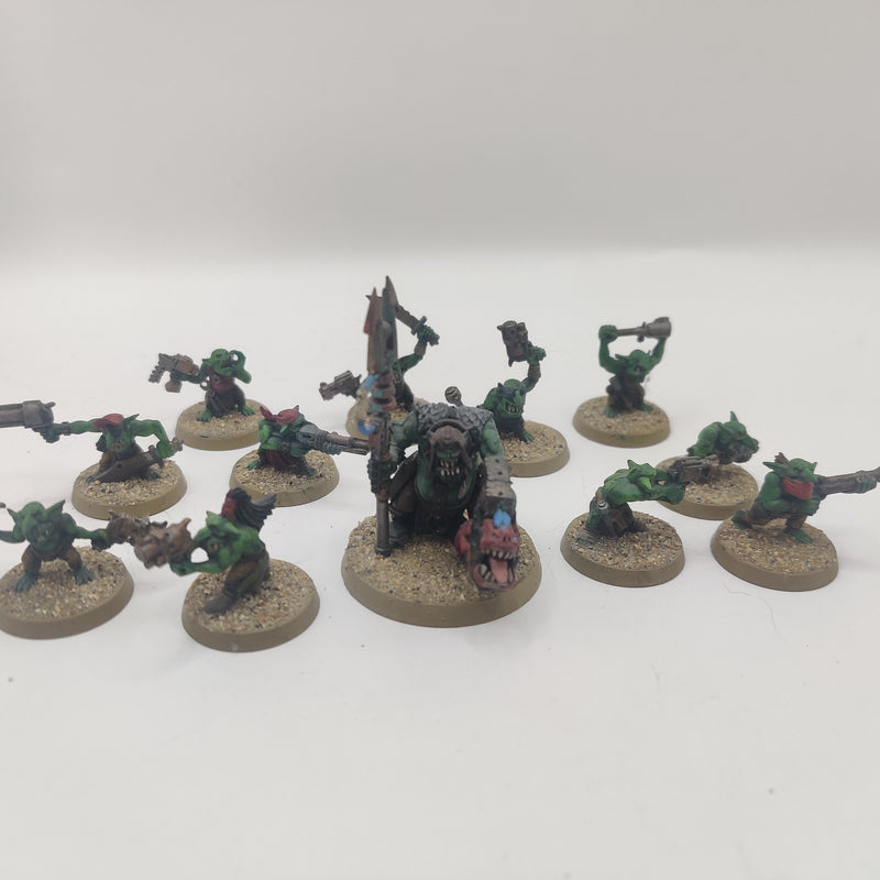 Warhammer 40k Ork Runtherd and Grots x11 AH074