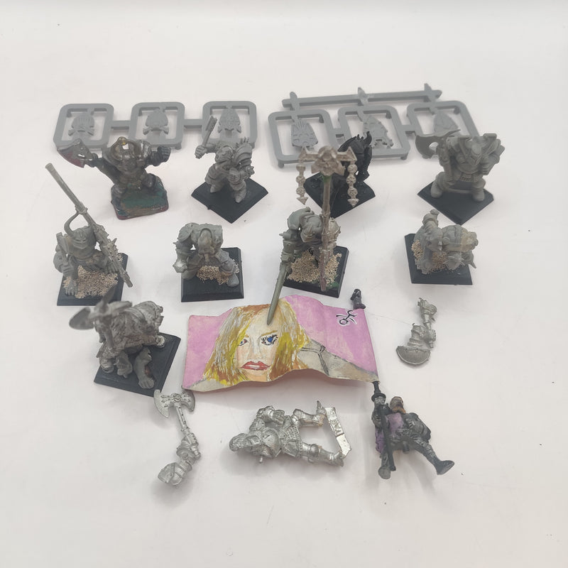 Warhammer Fantasy Chaos Warrior Bundle Freehand Banner AZ245