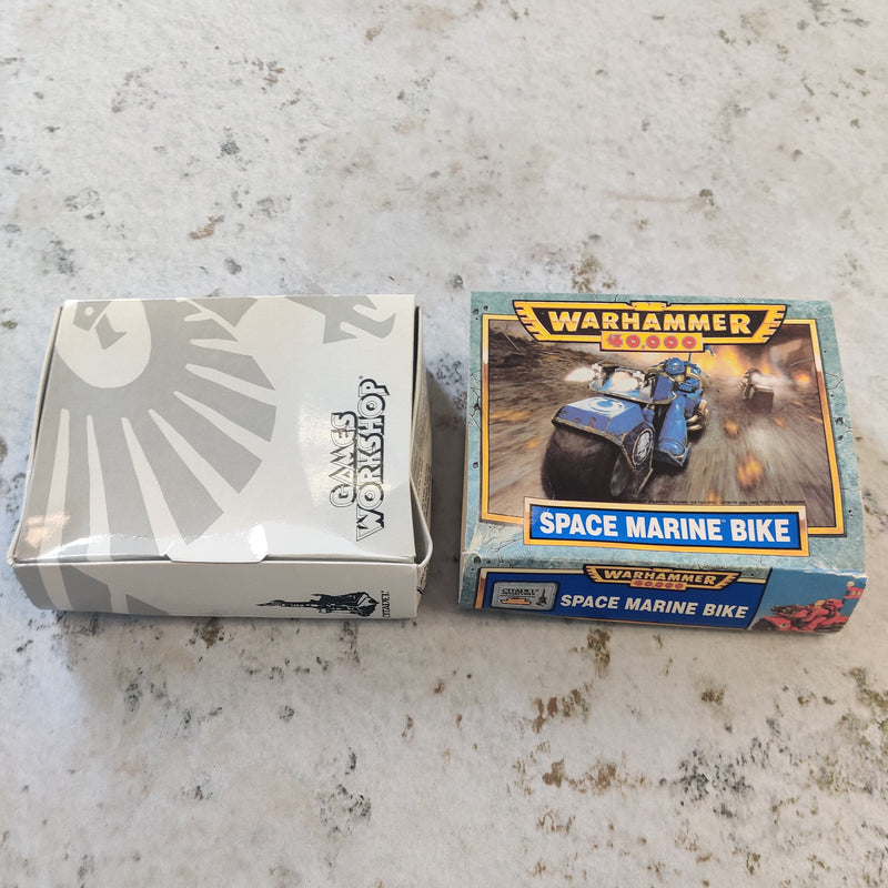 Warhammer 40k Space Marine Bike in 3rd Edition Damaged Box BB080