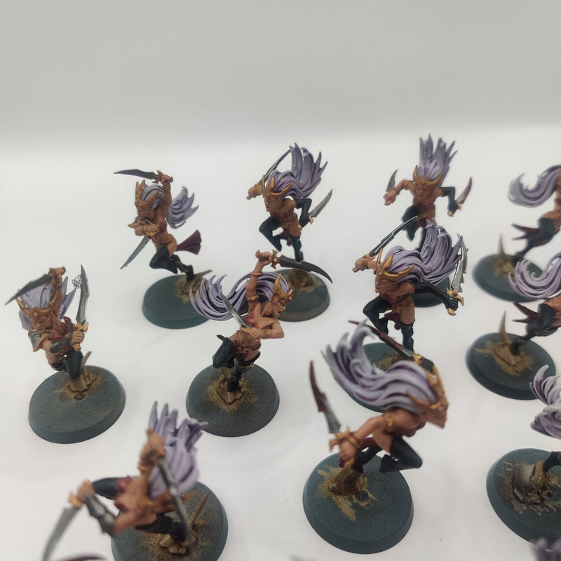 Age of Sigmar Daughters of Khaine Wyche Aelves x20 - Painted AF026