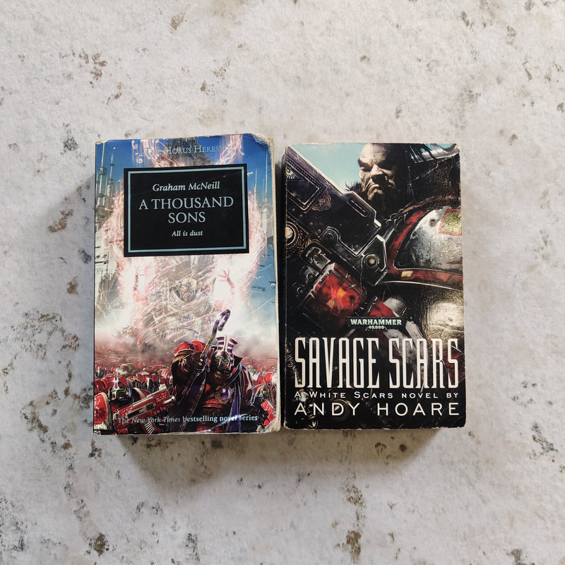 Warhammer 40k Novel Bundle Savage Scars A Thousand Sons AY214