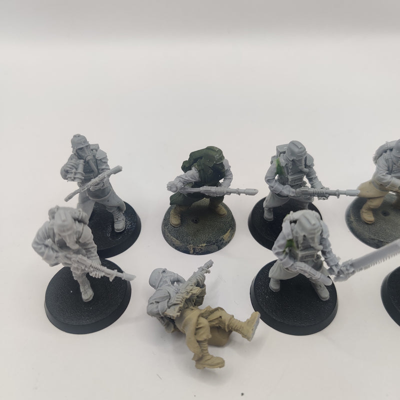 Warhammer 40k Forgeworld Death Korps of Krieg Squad Advancing AJ058