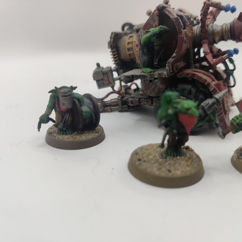 Warhammer 40k Ork Traktor Kannon with Grot Crew BC050