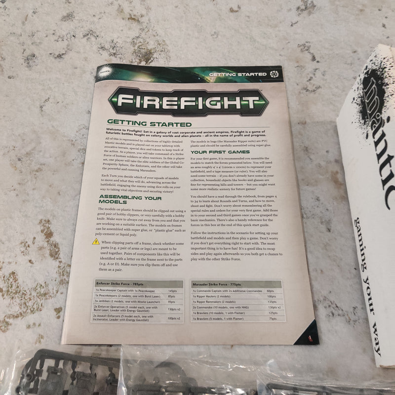 Firefight 2 Player Starter Set - Part Assembled - Non-retail packaging AY212