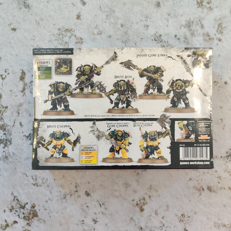 Age of Sigmar Ironjawz Orruk Brutes - In Box AV057