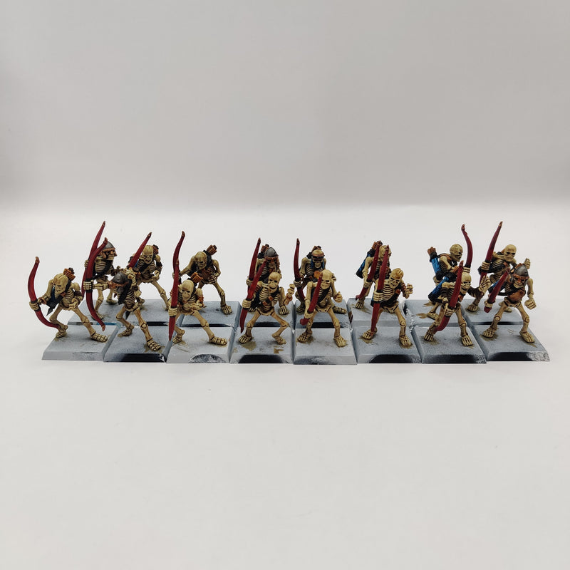 Tomb Kings of Khemri Skeleton Archers x16 - Painted AA044