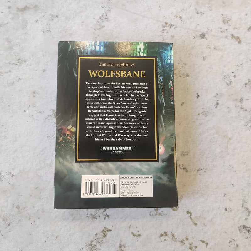 The Horus Heresy Wolfsbane - Hardback BG018