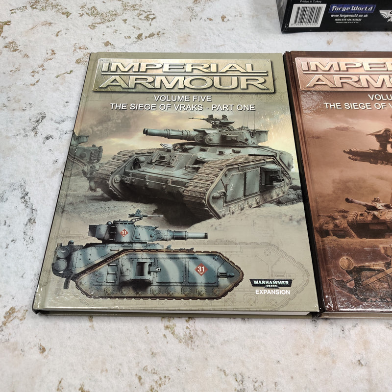 Imperial Armour Siege of Vraks in Slip Case Collector's Set Vols 5, 6 & 7 AV245