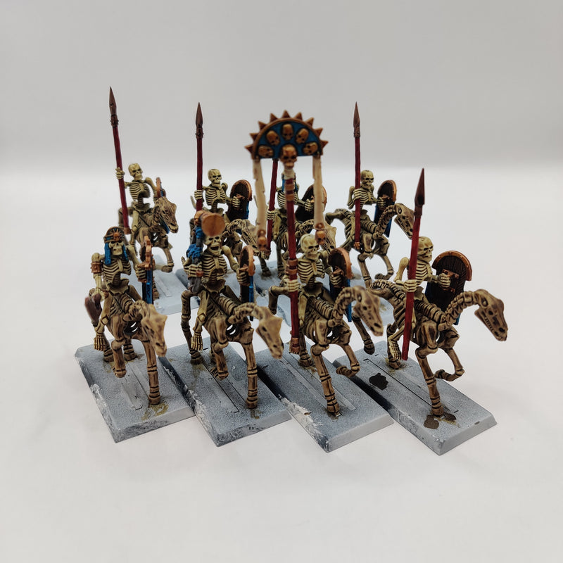 Tomb Kings of Khemri Skeleton Horsemen x8 - Painted AD087