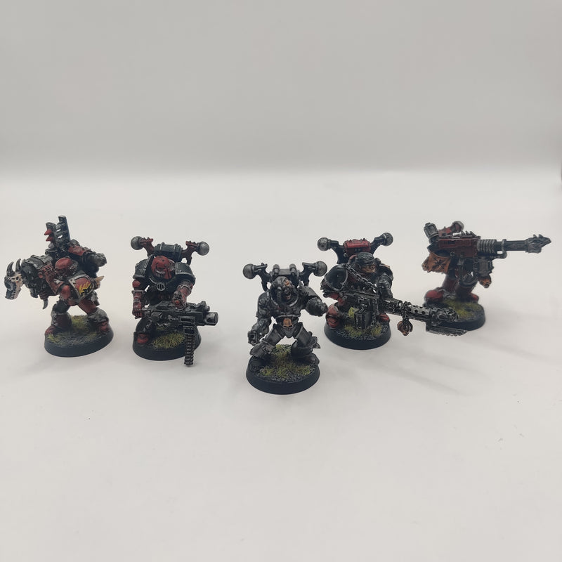 Warhammer 40k Chaos Space Marine Havoc Squad - Metal / Painted BC088