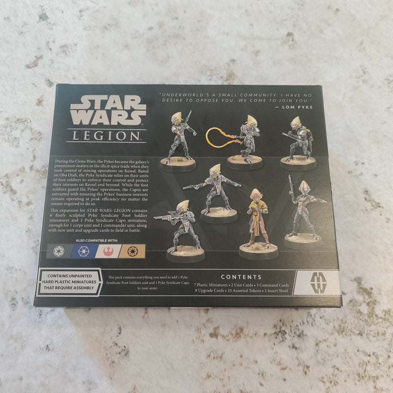 Star Wars Legion Pyke Syndicate Foot Soldiers in Box AV043