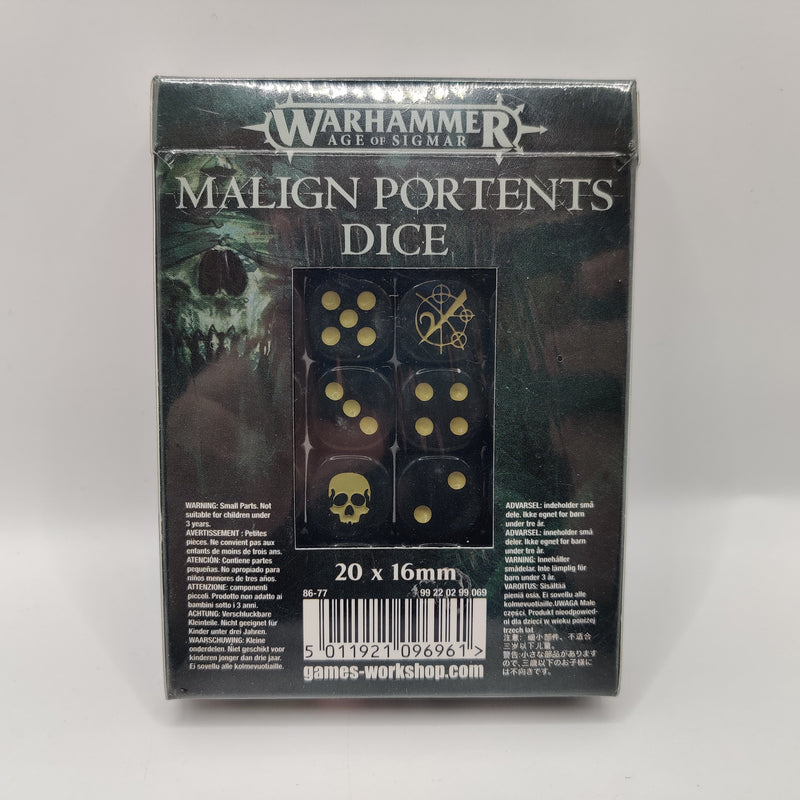 Age of Sigmar Malign Portents Dice Pack - Sealed AW015