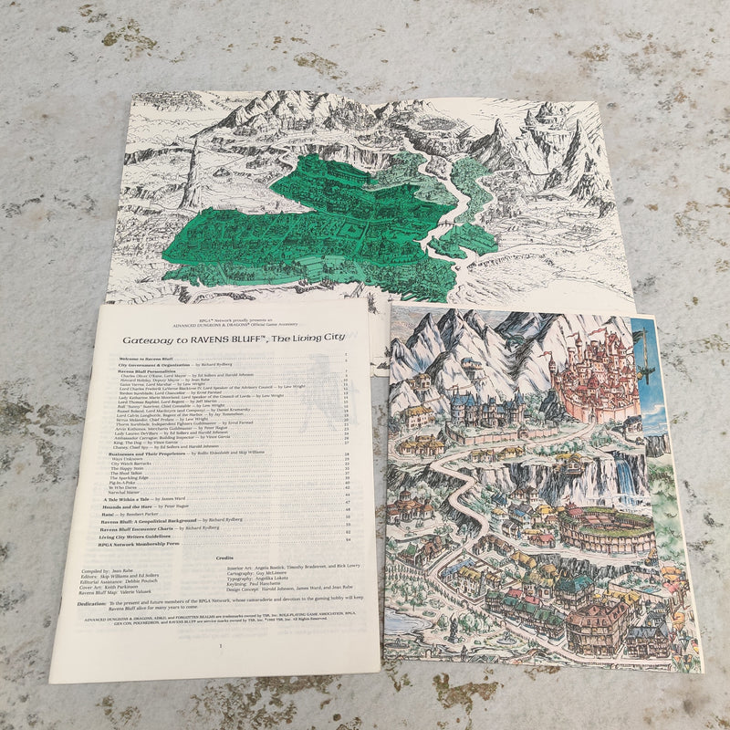 AD&D Forgotten Realms Gateway to Ravens Bluff, The Living City