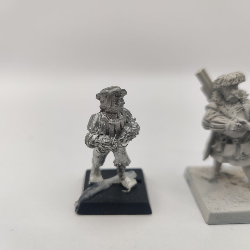 Warhammer The Old World Empire Engineer and Cannon Crew - Metal AD031