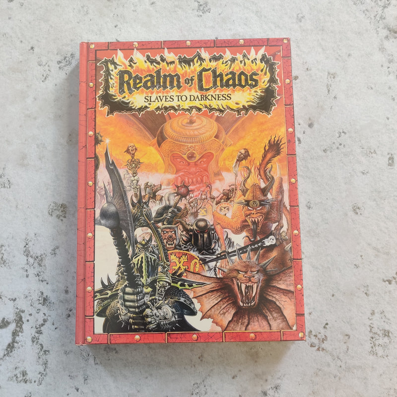 Warhammer Realm of Chaos Slaves to Darkness - Reprint Hardback AY032