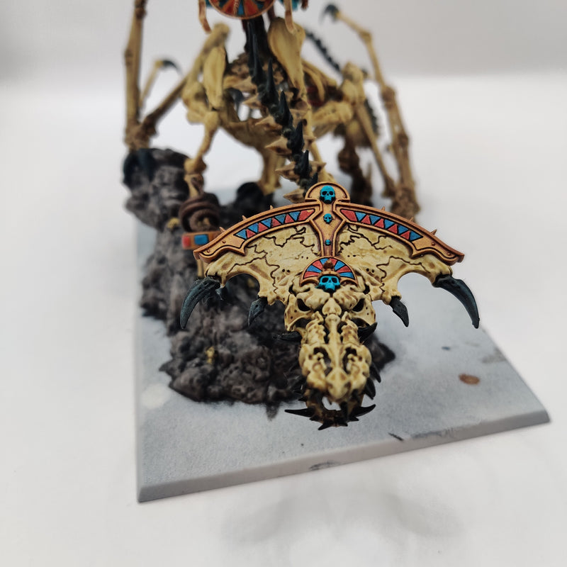 Tomb Kings of Khemri Liche Priest on Necrolith Bone Dragon - Painted AU069