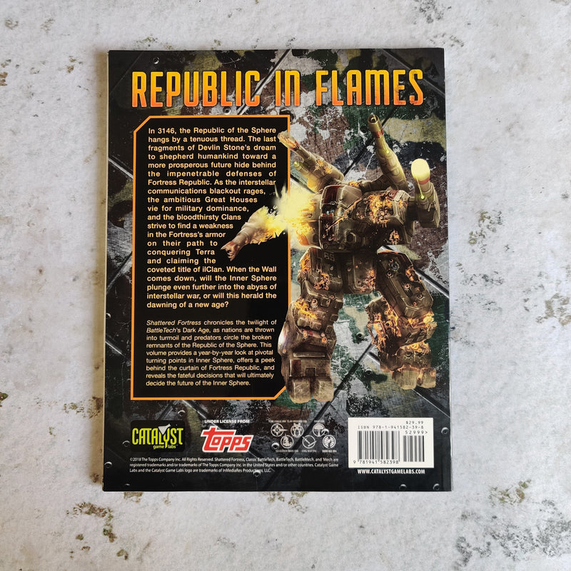 Battletech Shattered Fortress Sourcebook 35900 AS290