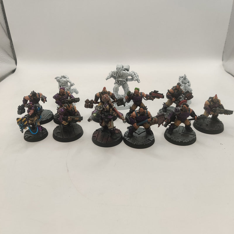 Necromunda Goliath Gang including Stimmer and Forge-born - Well Painted AJ002-0321