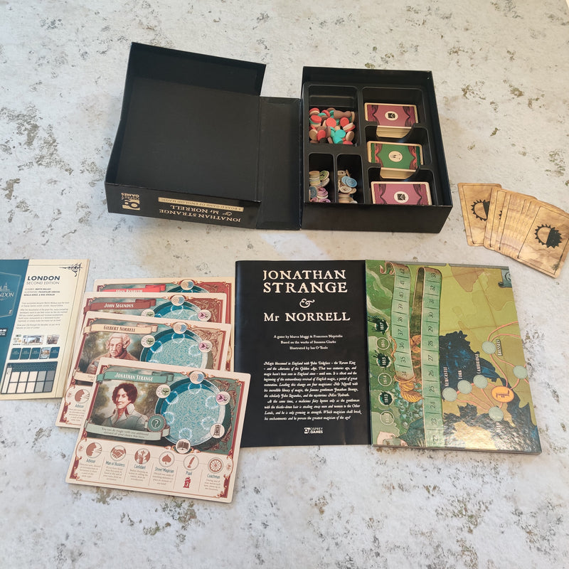 Jonathan Strange and Mr Norrell: A Board Game of English Magic - Used / Complete AV050