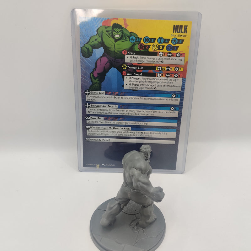 Marvel Crisis Protocol Hulk - Character card included AX085