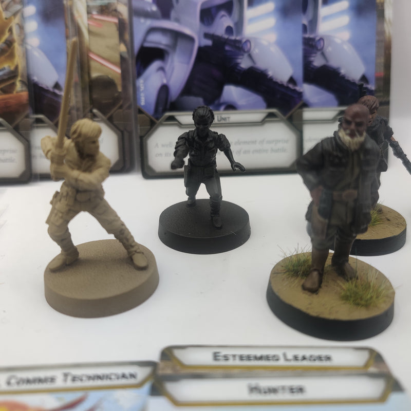 Star Wars Legion Rebel Specialists, Luke and Leia - inc Cards AP016