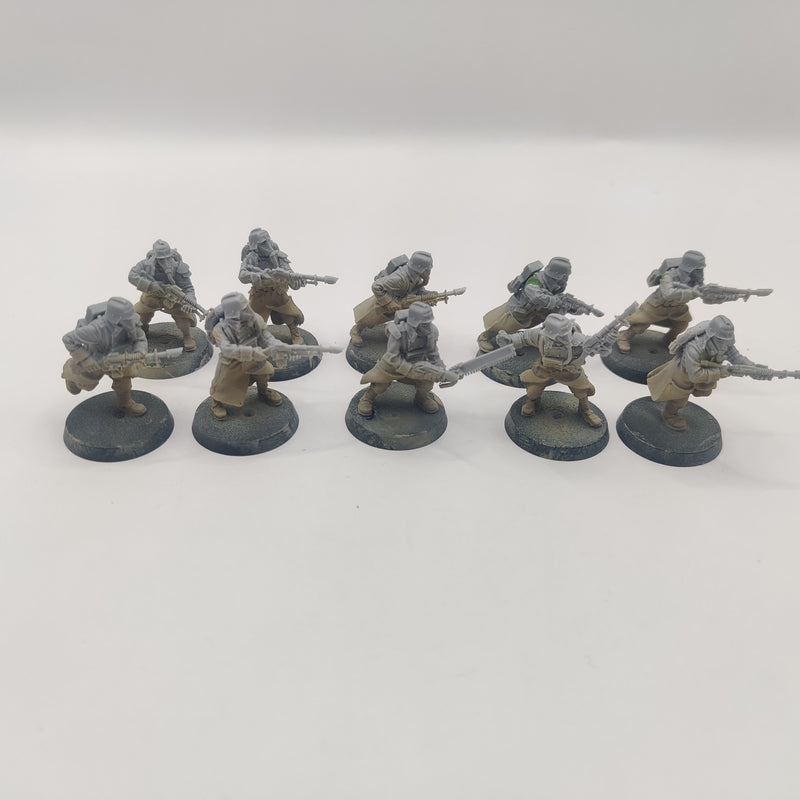 Warhammer 40k Forgeworld Death Korps of Krieg Squad Advancing AK010