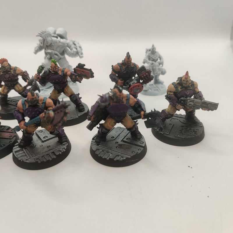 Necromunda Goliath Gang including Stimmer and Forge-born - Well Painted AJ002-0321