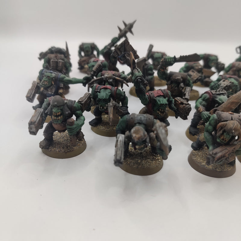 Warhammer 40k Ork Boyz x24 Painted AT245