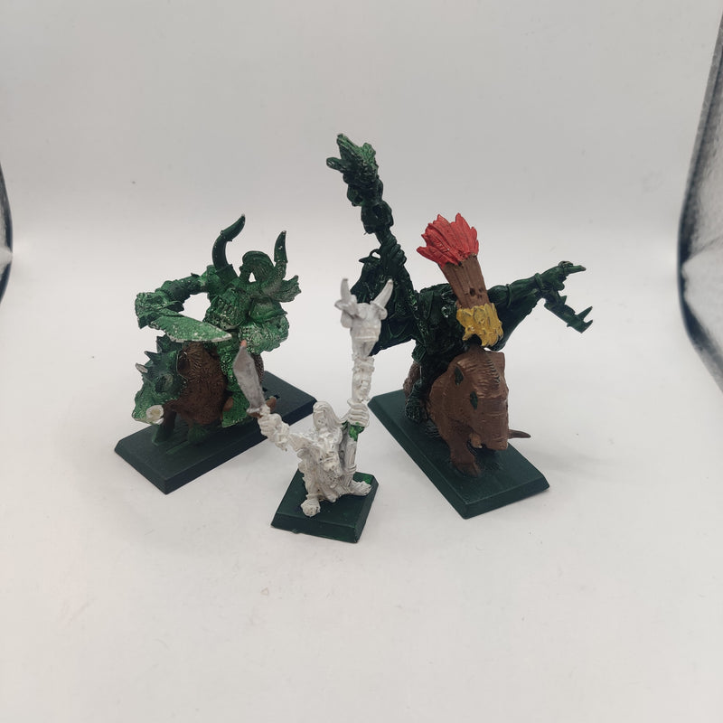 Warhammer Fantasy Orcs and Goblins Mounted Boss and Shamans Metal OOP AJ076-0327