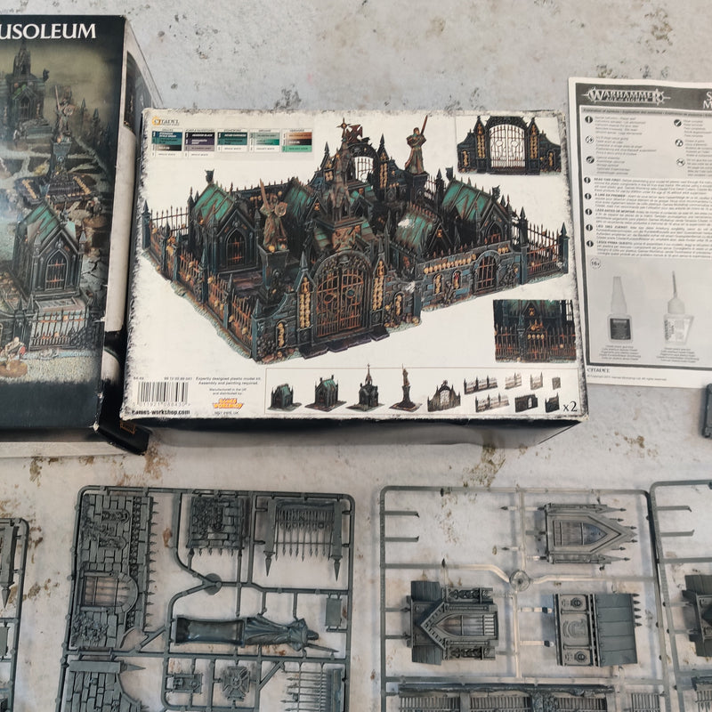 Age of Sigmar Sigmarite Mausoleum - 8 sprues - missing 2 parts AV148