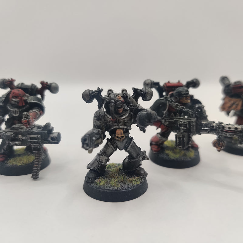 Warhammer 40k Chaos Space Marine Havoc Squad - Metal / Painted BC088