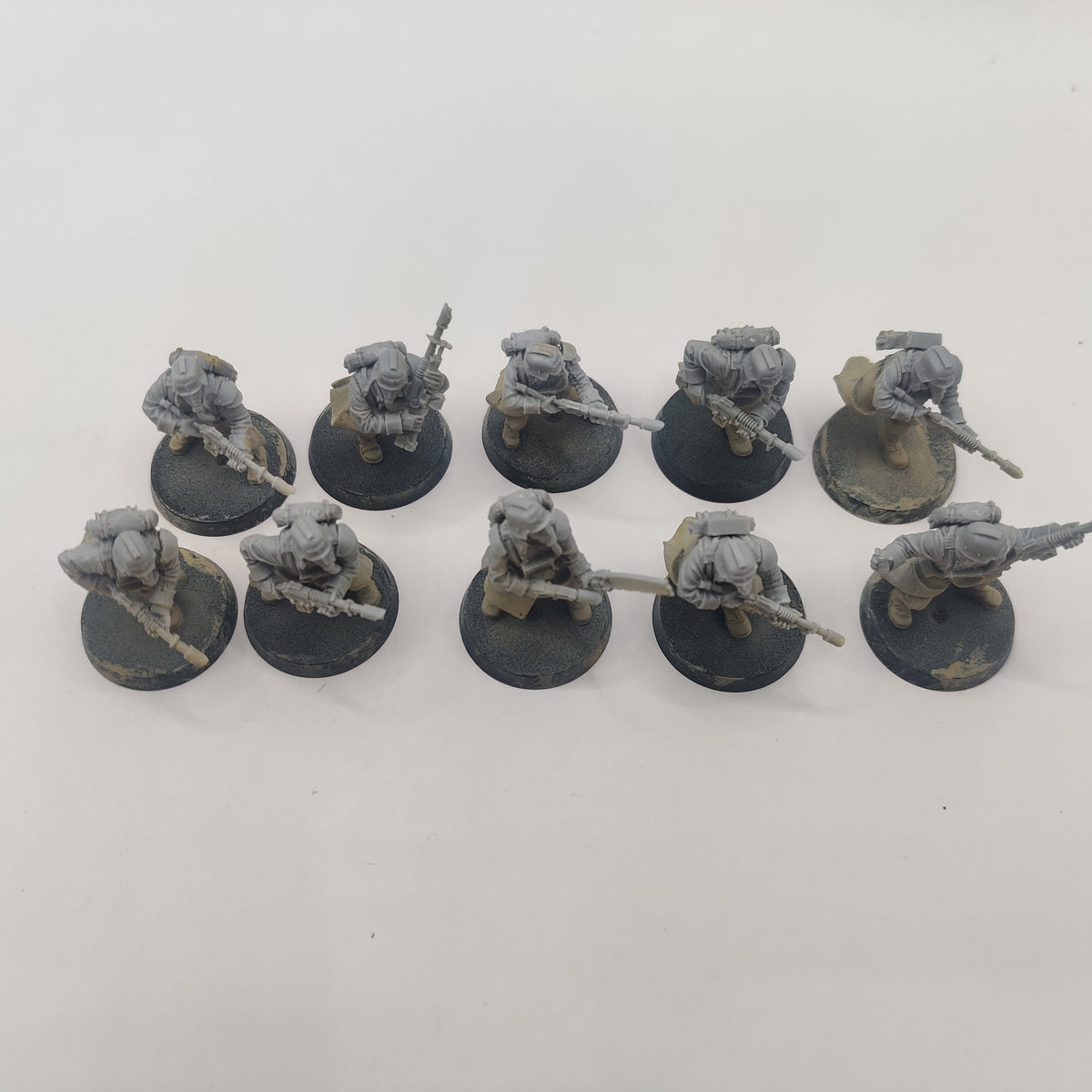 Warhammer 40k Forgeworld Death Korps of Krieg Squad Advancing