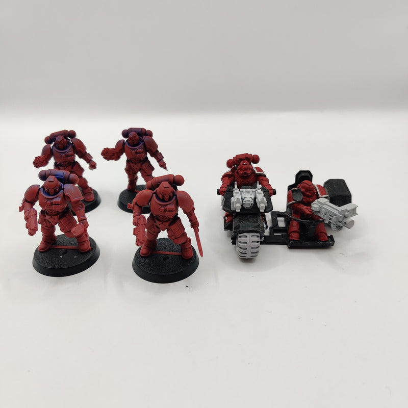 Warhammer 40k Space Marines Reivers and Attack Bike AH090