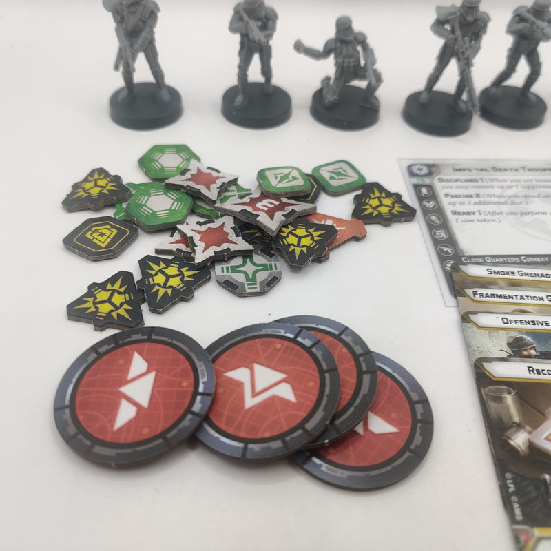 Star Wars Legion Imperial Death Troopers - inc Cards AZ137