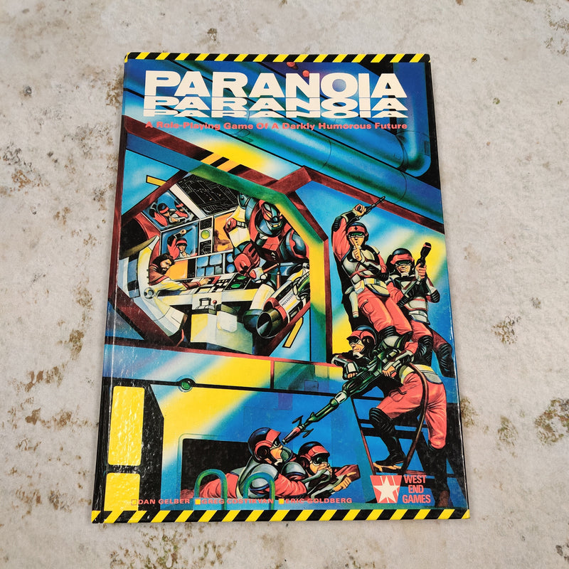 Paranoia RPG Rulebook - West End Games / Games Workshop Hardcover BD300