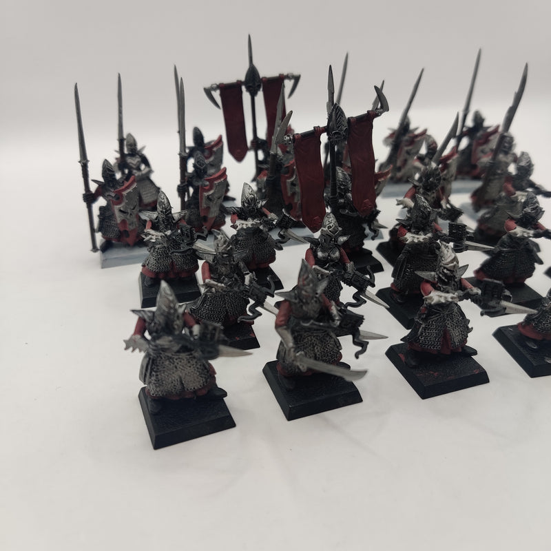 Warhammer the Old World Dark Elf Warriors & Crossbowmen x 27 AD074