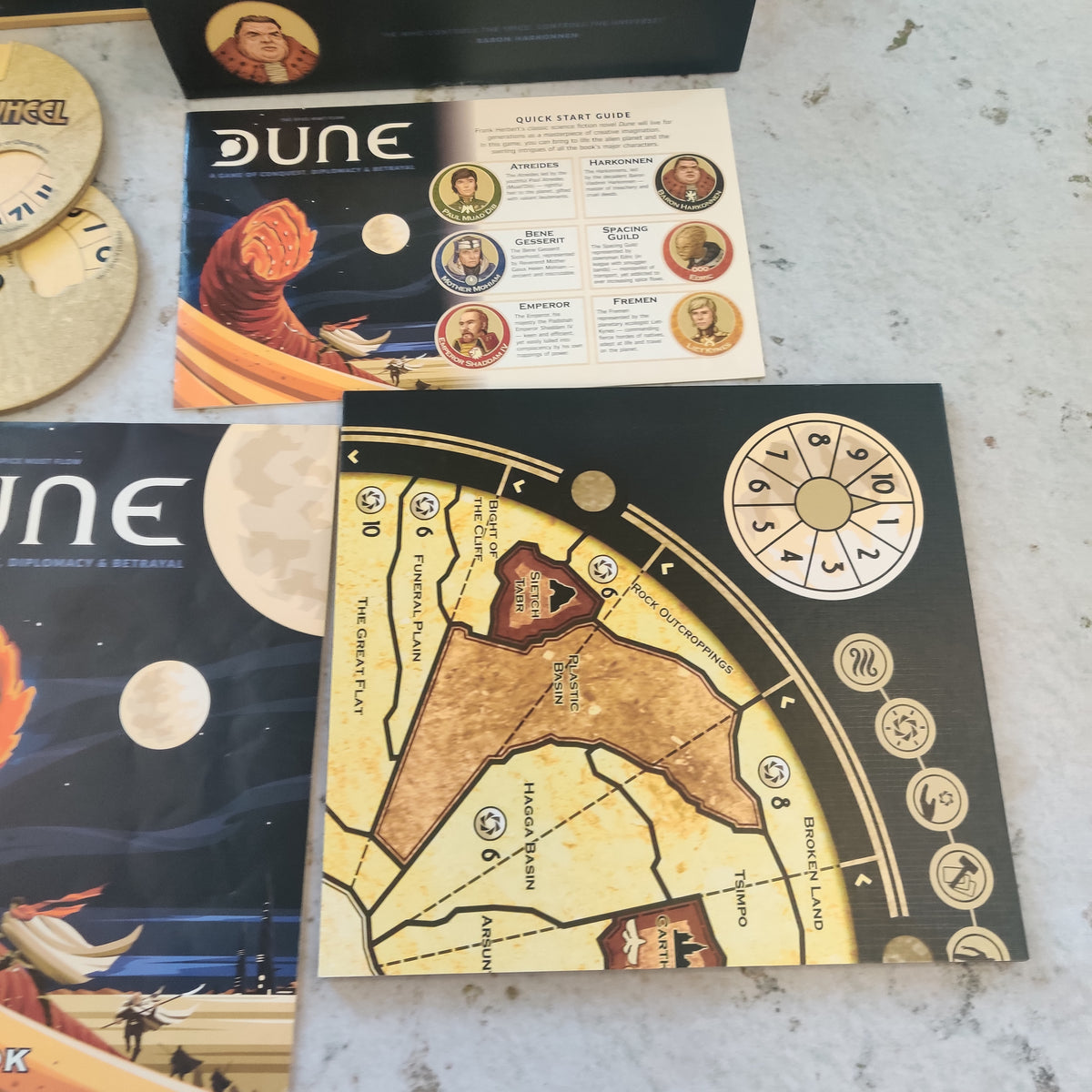 Dune (2019) Board Game - Used / Complete AV052