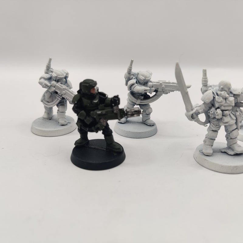 Warhammer 40k Astra Militarum Kasrkin Storm Troopers Metal AJ039