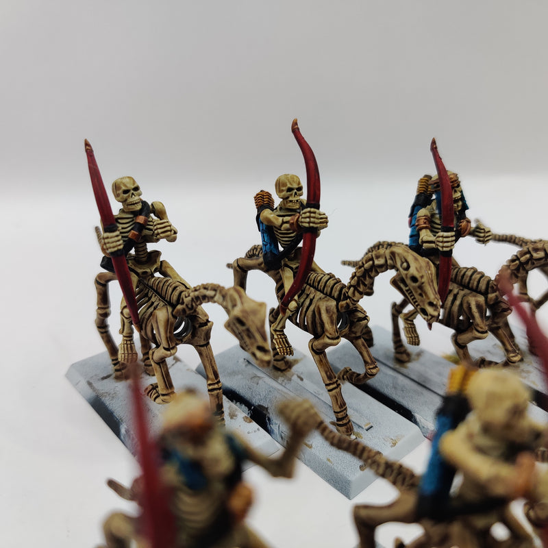 Tomb Kings of Khemri Skeleton Horse Archers x8 - Painted AI233