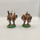 Warhammer 40k Tau Empire Crisis Battle Suits x2 AE063-0322
