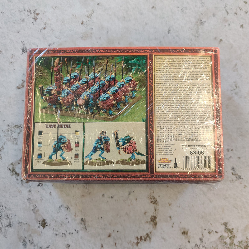 Warhammer Fantasy Lizardmen Saurus Regiment - Sealed AY218