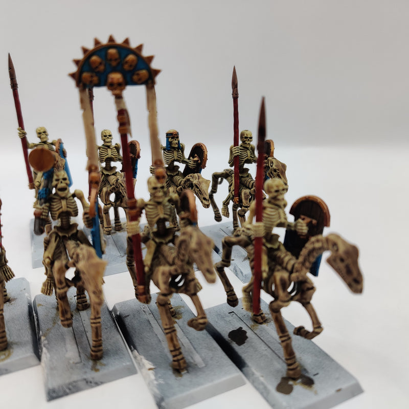 Tomb Kings of Khemri Skeleton Horsemen x8 - Painted AD087