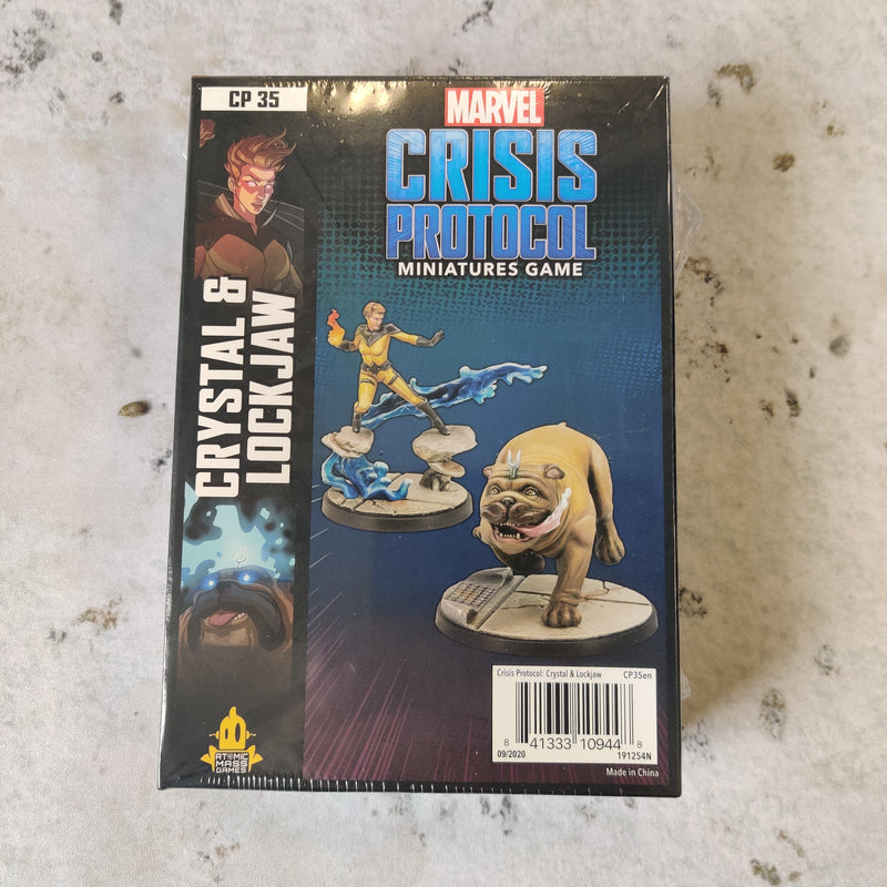 Marvel Crisis Protocol Crystal and Lockjaw - Sealed BD028