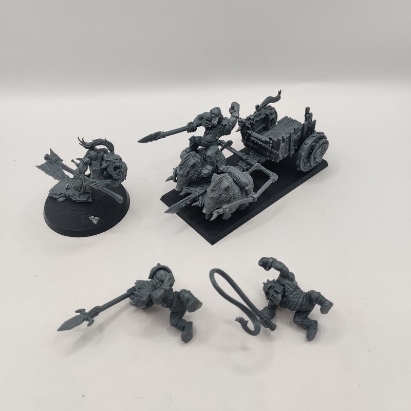 Warhammer the Old World Orc Boar Chariot and Warboss AI216